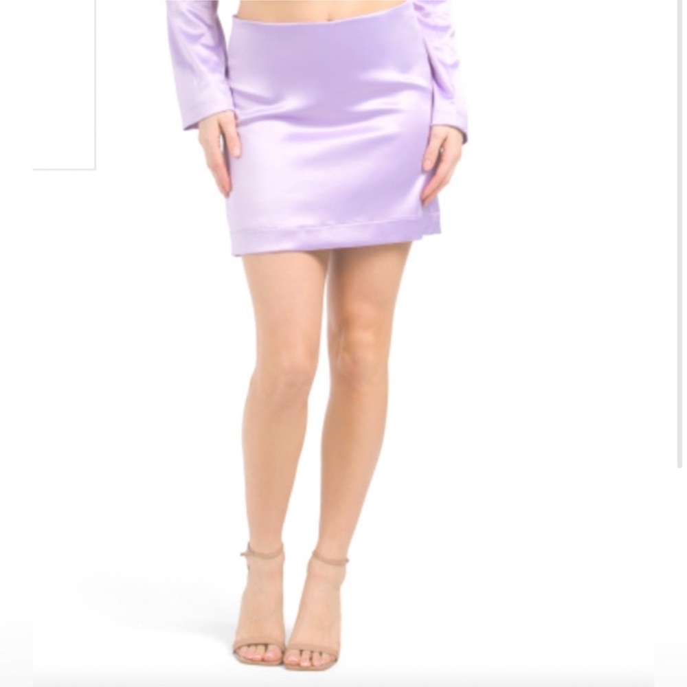 Lilac Mini Skirt
